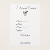 セントバレンタインスピリチュアル宗教的ブーケエンジェル (裏面)