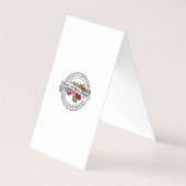 セントバレンタイン賛美ヴァージンロザリオ祈りの言葉 名刺 (裏面)