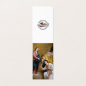 セントバレンタイン賛美ヴァージンロザリオ祈りの言葉 名刺 (外部フラット)