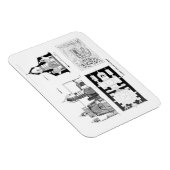 セントバーソロミュー修道院の床とクロスプラン マグネット (右側)