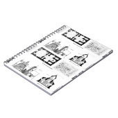 セントバーソロミュー修道院の床とクロスプランN ノートブック (左側)