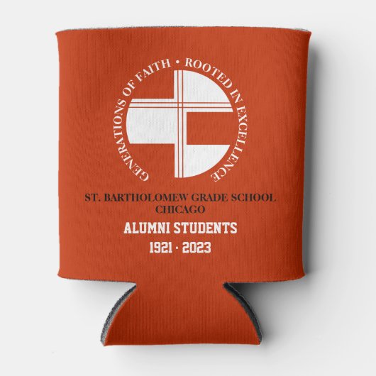 セントバーソロミュー学士課程の卒業生クーラーボックス 缶クーラー (正面)