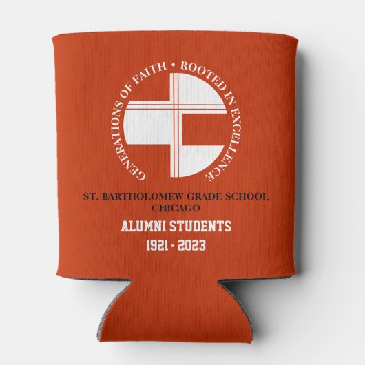 セントバーソロミュー学士課程の卒業生クーラーボックス 缶クーラー (裏面)