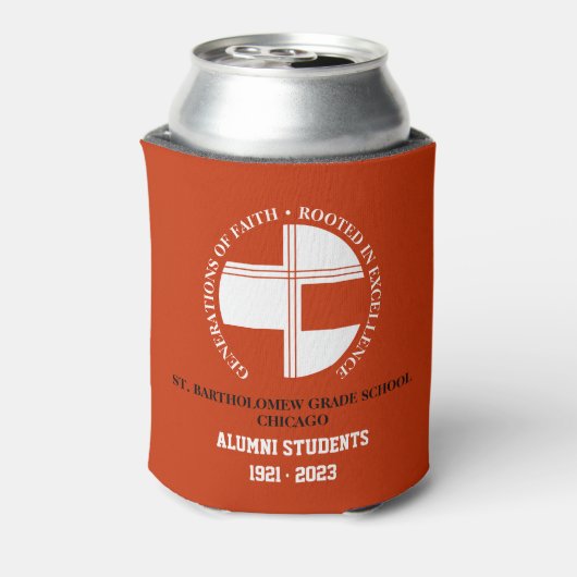 セントバーソロミュー学士課程の卒業生クーラーボックス 缶クーラー (缶裏面)