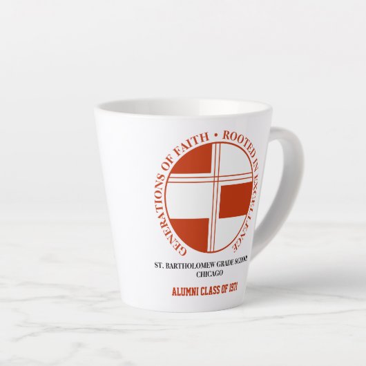 セントバーソロミュー学年卒業生ラテマグ カフェラテマグ (右アングル)