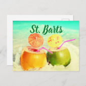 セントバーツココナッツ ポストカード (正面/裏面)