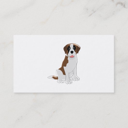 セントバーナルドグデザインボーディングケネル 名刺 (裏面)