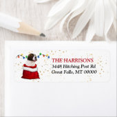 セントバーナルドパピー抱き枕差出人住所 ラベル (インサイチュ)