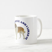 セントバーナードにキスした コーヒーマグカップ (正面右)