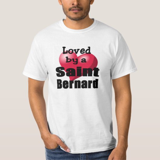 セントバーナードに愛されるTシャツ Tシャツ (正面)