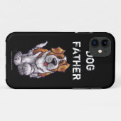 セントバーナードの犬の父アート Case-Mate iPhoneケース (裏面(横))