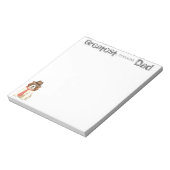 セントバーナードパパ ノートパッド (回転)