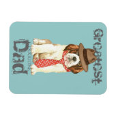 セントバーナードパパ マグネット (横)