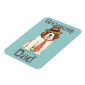 セントバーナードパパ マグネット (左側)