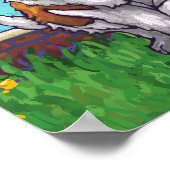 セントバーナードパーソナライズされたルームポスター ポスター (角)