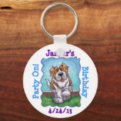 セントバーナードパーティーセンター キーホルダー (正面)