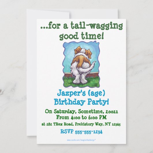 セントバーナードパーティーセンター 招待状 (裏面)