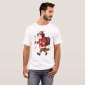 セントバーナードレスキュークリスマス Tシャツ (正面フル)