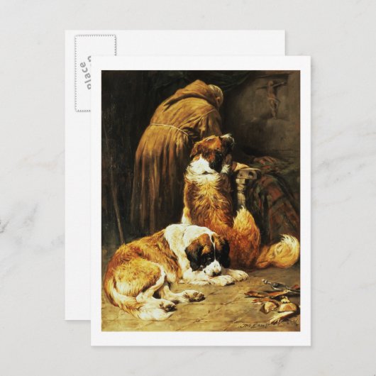 セントバーナード信仰 ポストカード (正面/裏面)