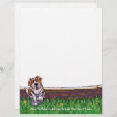 セントバーナード文房具 (正面/裏面)