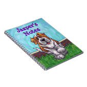 セントバーナード文房具 ノートブック (右側)