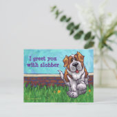 セントバーナード文房具 ポストカード (スタンド正面)