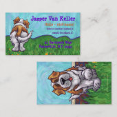 セントバーナード文房具 名刺 (正面/裏面)