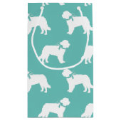 セントバーナード犬の子犬 スモールペーパーバッグ (裏面)