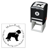 セントバーナード犬の子犬 セルフインキングスタンプ (インサイチュ)