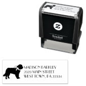 セントバーナード犬の子犬 セルフインキングスタンプ (インサイチュ)