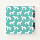 セントバーナード犬の子犬 ノートブック (裏面)