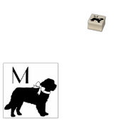 セントバーナード犬の子犬 ラバースタンプ (押印)