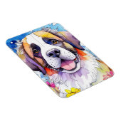 セントバーナード犬フォトマグネット マグネット (右側)