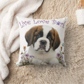 セントバーナード犬ママフローラ クッション (ブランケット)