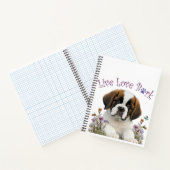 セントバーナード犬ママフローラ ノートブック (内部)