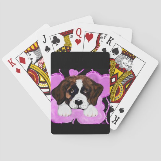 セントバーナード犬 トランプ (裏面)