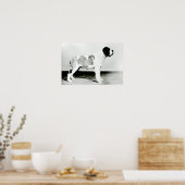 セントバーナード犬 ポスター (キッチン)