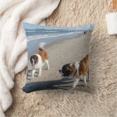 セントバーナード装飾用クッション クッション (ブランケット)