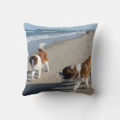 セントバーナード装飾用クッション クッション (裏面)