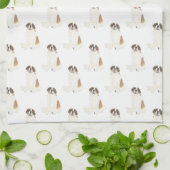 セントバーナード キッチンタオル (折り畳み)