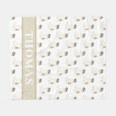 セントバーナード フリースブランケット (正面(横))