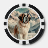 セントバーナード ポーカーチップ (正面)