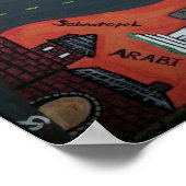 セントバーナードLA "Up da road" & "Down da road" ポスター (角)