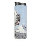 セントバーナ絵画ードズカウトオリジナルドッグアート タンブラー (回転右)