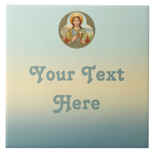 セントバーバラ(BK 001)セラミックタイル3 タイル (正面)