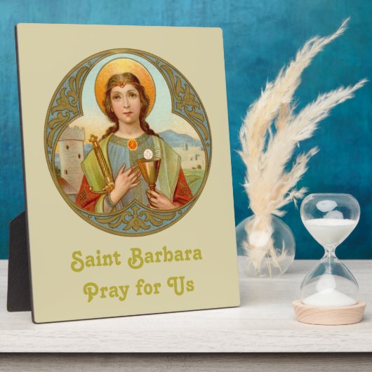 セントバーバラ(BK 001) 8"x10" フォトプラーク (側面)