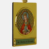 セントバーバラ(JP 01) ゴールドプレートバナーオーナメント (右)