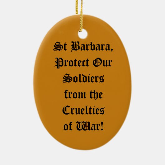 セントバーバラ(JP 01) セラミックオーナメント (裏面)