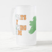 セントパスの日の飲みチーム フロストグラスビールジョッキ (正面左)