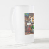 セントパット犬 フロストグラスビールジョッキ (正面左)